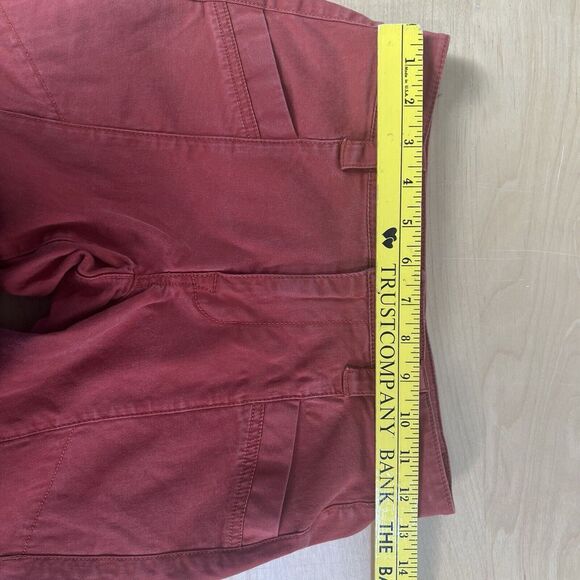Cabi Womens Pants Size 0 Faded Red Tapered Leg Pockets Classic Casual Comfort - Picture 11 of 11